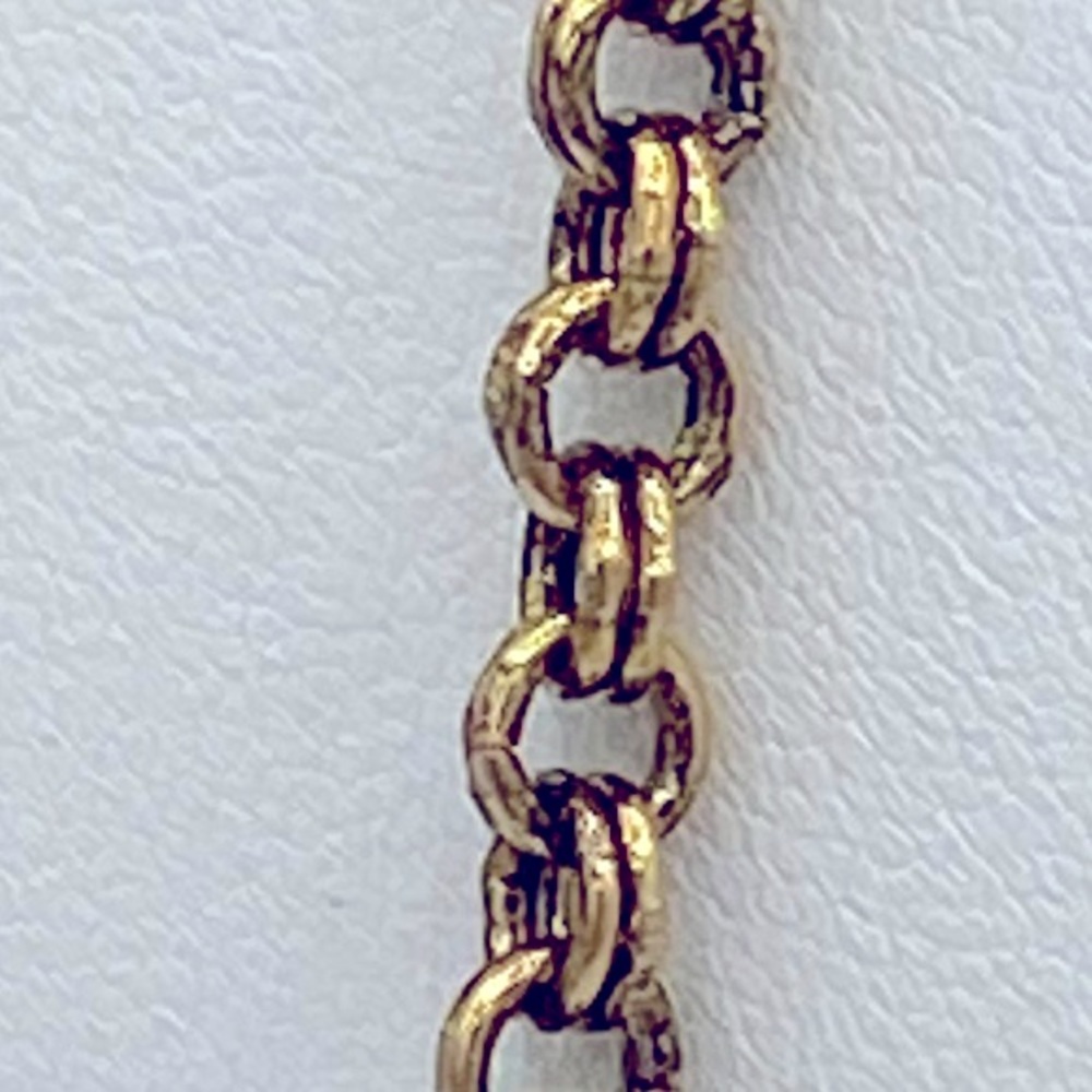 Vintage Joan Rivers Gold Tone Heavy Link Chain Necklace Joan Rivers Collection - Picture 7 of 9